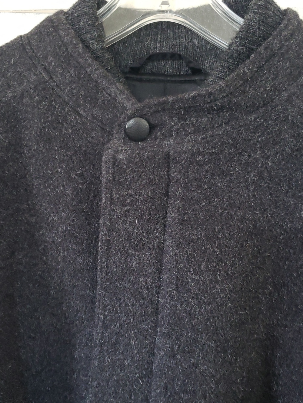 Peruvian Connection Charcol Gray Mens  Lined Jacket M - Picture 2 of 9